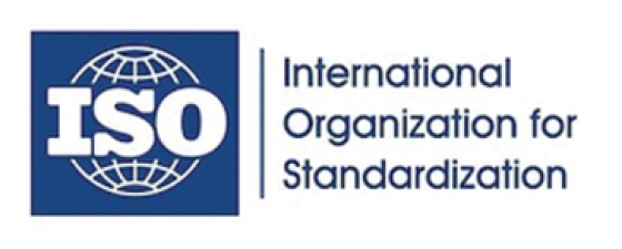 International Organization for Standardization (ISO) logo.