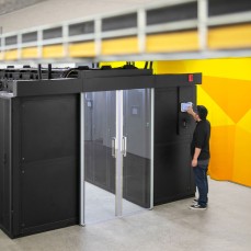 SiteHost's self-contained, temperature controlled data centre.