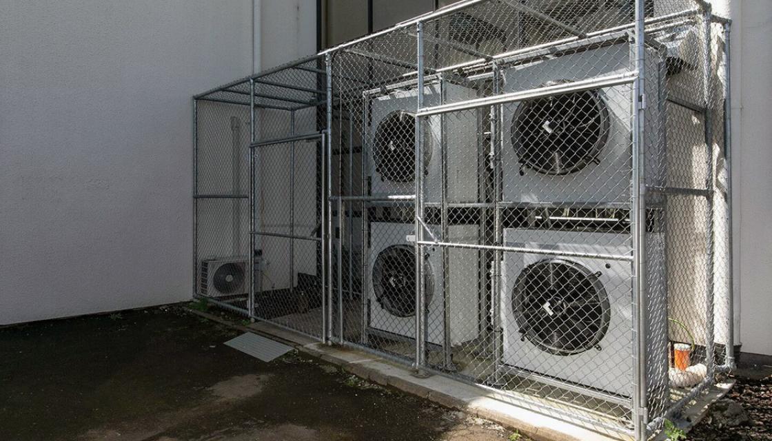 External cooling units outside the SiteHost data centre.
